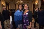Buki Elegbede and Sharon Frances Moore at the New York Networking Night Out, November 13, 2015 at the St. Regis in New York City.