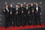 The special visual effects team of Five Days at Memorial backstage at the 75th Emmy Awards