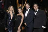 LaLa Kent, Scheana Shay, Tom Schwartz and Tom Sandoval from Vanderpump Rules backstage at the 75th Creative Arts Emmy Awards