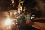 Kellie Stumpo and Marc Stumpo from the camerawork team of Dancing With The Stars at the 75th Creative Arts Emmy Awards Governors Gala