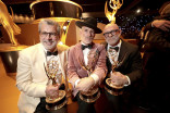 Michael Williams, David Collins, and Rob Eric of Queer Eye at the 75th Creative Arts Emmy Awards Governors Gala