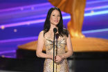 Lucy Liu speaks onstage at the 76th Creative Arts Emmy Awards