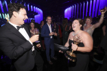 John Giallorenzo and Ariel Kubit, winner of the award for Outstanding Variety Special (pre-recorded) for Dick Van Dyke 98 Years of Magic at the 76th Creative Arts Emmy Awards Governors Gala