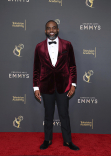 Albert Lawrence poses backstage at the 76th Creative Arts Emmy Awards