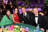  Joanna Gaines, Chip Gaines, and guests backstage at the 2022 Creative Arts Emmy Awards.