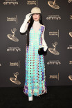 Christine Chiu of Bling Empire backstage at the 2022 Creative Arts Emmy Awards.