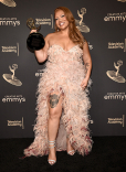Parris Goebel of Savage x Fenty Show Vol. 3 backstage at the 2022 Creative Arts Emmy Awards. 