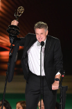Mike Prickett of 100 Foot Wave accepts an award for Outstanding Cinematography For A Nonfiction Program at the 2022 Creative Arts Emmy Awards. 