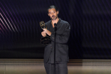 Alberto Mielgo of &quot;Love, Death + Robots&quot; accepts the award for Outstanding Achievement in Animation at the 2022 Creative Arts Emmy Awards.