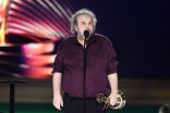 Peter Jackson of &quot;The Beatles: Get Back&quot; accepts the award for Outstanding Directing for a Documentary/Nonfiction Program at the 2022 Creative Arts Emmy Awards.
