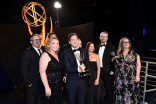 The team from BBDO New York, Ad Agency backstage at the 2022 Creative Arts Emmy Awards.