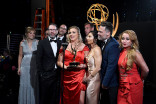 The team from Love On The Spectrum U.S backstage at the 2022 Creative Arts Emmy Awards.