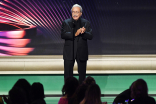 Edward James Olmos on stage at the 2022 Creative Arts Emmy Awards.