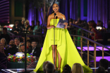 Simone Missick presents the award for Outstanding Single-Camera Picture Editing for a Drama Series at the 2022 Creative Arts Emmy Awards.