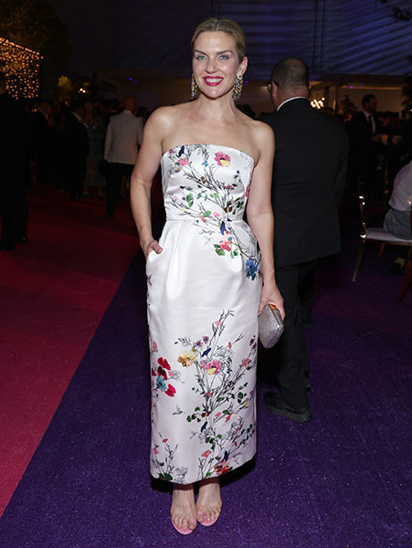 Rhea Seehorn at the 2022 Creative Arts Emmy Awards Governors Gala.
