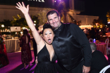 Lufent Qu and Jason Myers at the 2022 Creative Arts Emmy Awards Governors Gala. 