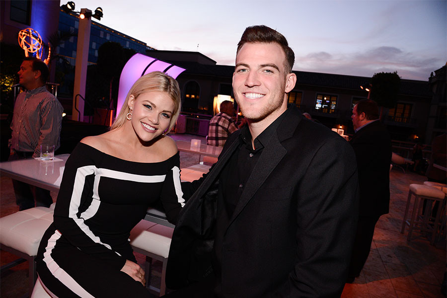 Witney Carson and Carson McAllister at the 2015 Choreography Nominee Reception, August 30, 2015, at the Montage in Beverly Hills.