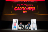 Tom Kenny and Bob&#039;s Burgers creator Loren Bouchard at It&#039;s Not Just A Cartoon! Animation Day, presented by the Television Academy for its members and their families on Saturday, November 11, 2017 at the Saban Media Center in North Hollywood, California.
