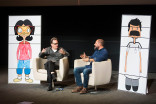Tom Kenny and Bob&#039;s Burgers creator Loren Bouchard at It&#039;s Not Just A Cartoon! Animation Day, presented by the Television Academy for its members and their families on Saturday, November 11, 2017 at the Saban Media Center in North Hollywood, California.