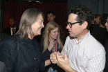 Actress Cherry Jones and J.J. Abrams at the reception following Transparent: Anatomy of an Episode, March 17, 2016 in Los Angeles.