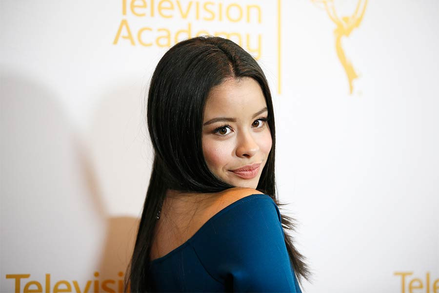 Cierra Ramirez on the red carpet at An Evening with The Fosters in Los Angeles, California.