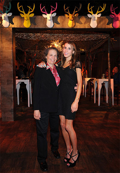 Liz Coe and Sarah Coe-Odess at the Writers Nominee Reception in North Hollywood, California.