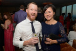 Shaun Collins and An Nguyen at the Motion and Title Design Nominee Reception in West Hollywood, California.