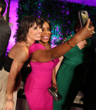 Constance Zimmer and Niecy Nash take a selfie at the Performers Peer Group Celebration, August 22, 2016, at the Montage Beverly Hills in Beverly Hills, California.