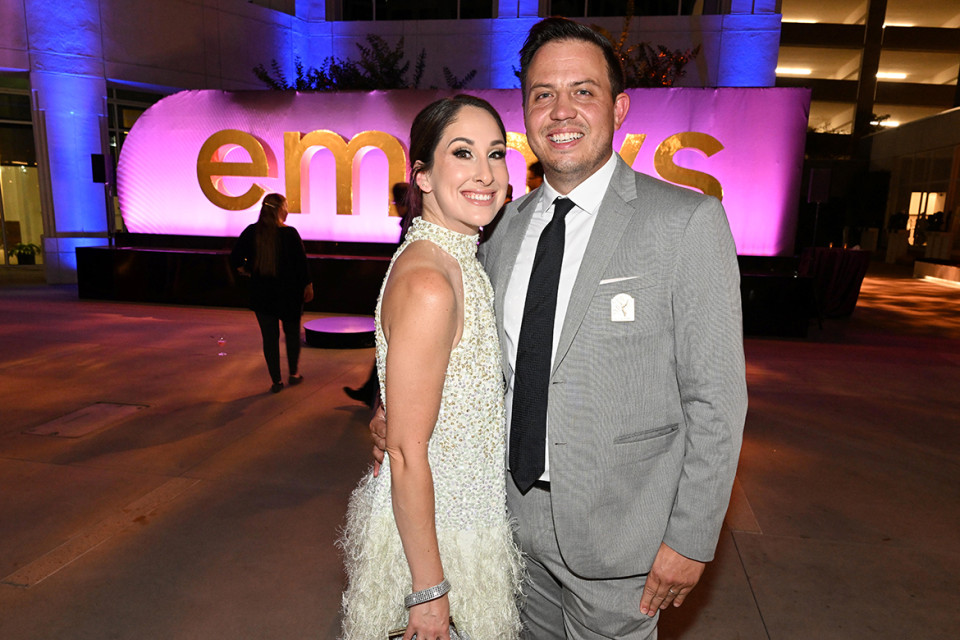 Esther Koop and lighting design nominee Darien Koop