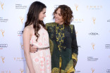 Emily Robinson and Jill Soloway at the Performers Nominee Reception September 19, 2015, at the Pacific Design Center in Los Angeles, California.