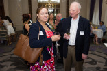 Erica Myrickes and Raymond Siller at Networking Night Out NYC! at the St. Regis Hotel in New York City, June 12, 2015.