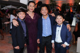 Forrest Wheeler, Lucille Soong, Hudson Yang, and Albert Tsai at the 2015 Dynamic &amp; Diverse Emmy Celebration, August 27, 2015 in Beverly Hills, California.
