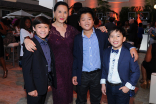 Forrest Wheeler, Lucille Soong, Hudson Yang, and Albert Tsai at the 2015 Dynamic &amp; Diverse Emmy Celebration, August 27, 2015 in Beverly Hills, California.