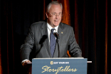 Frederick Huntsberry speaks at the Got Your 6 Storytellers event, November 10, 2015, in Los Angeles, California.