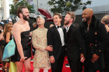 The Queer Eye cast on the red carpet at the 2019 Creative Arts Emmys.
