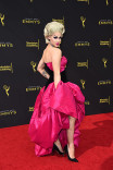 Brooke Lynn Hytes on the red carpet at the 2019 Creative Arts Emmys.