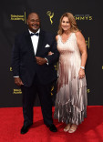 Kevin and Monica Richardson on the Red Carpet at the 2019 Creative Arts Emmys. 