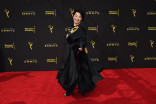 Yuko Koach on the red carpet at the 2019 Creative Arts Emmys.