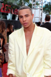 Olivier Rousteing on the red carpet at the 2019 Creative Arts Emmys.