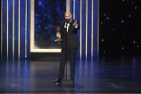 Ryan Barger accepts his award at the 2019 Creative Arts Emmys. 