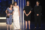 Julie Cohen, Betsy West, Amy Entelis, and Courtney Sexton accept award at the 2019 Creative Arts Emmys. 