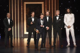 The cinematography team from Life Below Zero accepts their award 2019 Creative Arts Emmys.