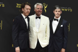 Chris Smith, Andy King, and Danny Gabai on the Red Carpet at the 2019 Creative Arts Emmys. 