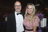Andrew Jackson and Brooke Fisher at the 2019 Creative Arts Ball.