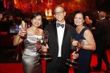 Theresa Vasquez, Mike Jarocki, and Marina Jarocki at the 2019 Creative Arts Ball. 