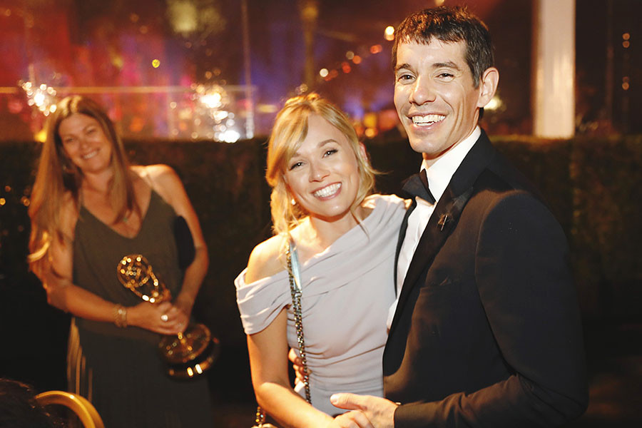 Alex Honnold and Sanni McCandless at the 2019 Creative Arts Ball.
