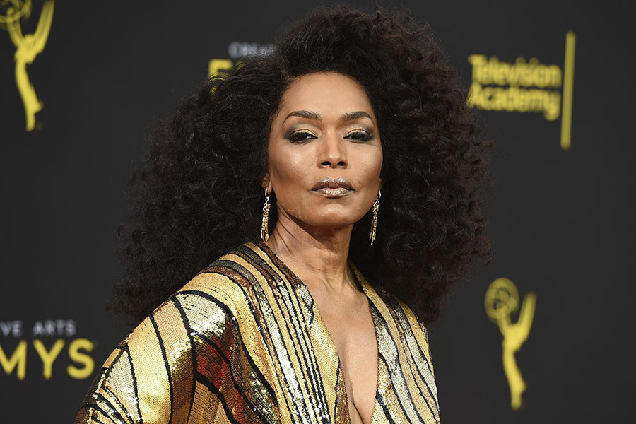Angela Bassett on the red carpet at the 2019 Creative Arts Emmys.