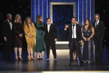The team of The Sentence accept their award at the 2019 Creative Arts Emmys.