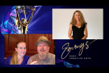 Jeannie Gaffigan and Jim Gaffigan presents the award for Outstanding Short Form Nonfiction Or Reality Series to Sarah Lavoie for National Geographic Presents Cosmos: Creating Possible Worlds at Night One of the Creative Arts Emmys.
