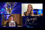 Gina Carano presents the award for Outstanding Picture Editing For A Structured Reality Or Competition Program to Jamie Martin for RuPaul&#039;s Drag Race at Night One of the Creative Arts Emmys.